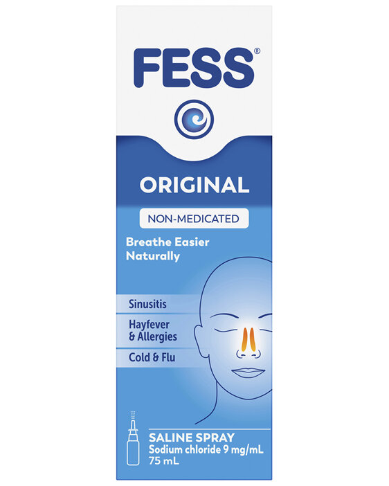 FESS Original Nasal Saline Spray 75mL