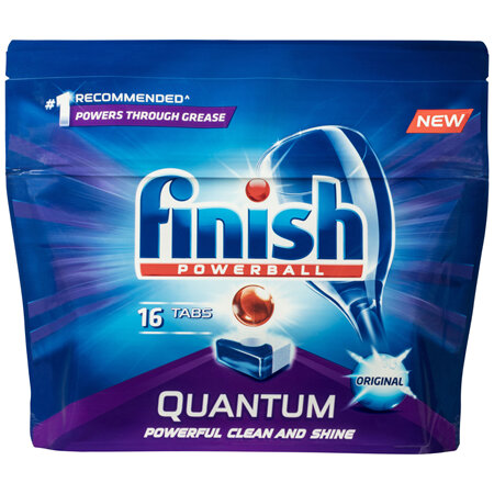 Finish Powerball Quantum Dishwasher Tablets Original 16 Pack