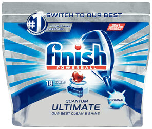 Finish Quantum Ultimate Original  Dishwashing Tablets 18 pack