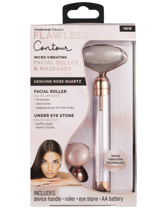 Finishing Touch Flawless Contour - Rose Quartz Roller 