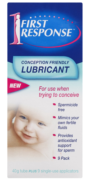First Response Conception Friendly Lubricant 9 Pack