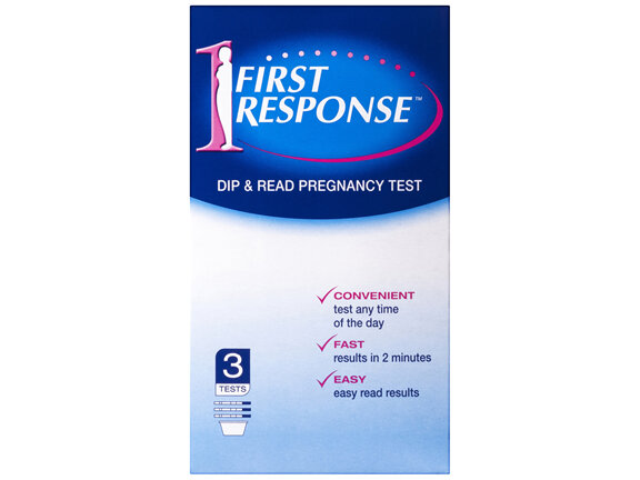 First Response Dip and Read Pregnancy Test 3 Pack