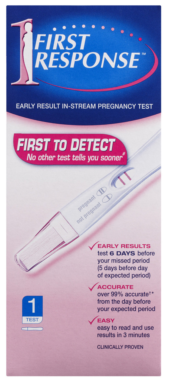 First Response In-Stream Pregnancy Test 1 Pack