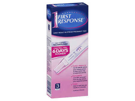 First Response Instream Pregnancy Test 3 Pack