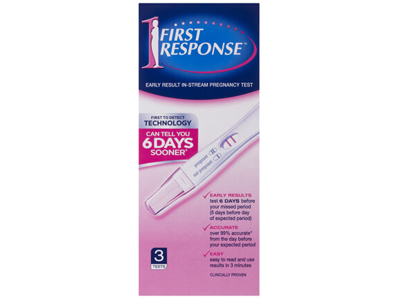 First Response Instream Pregnancy Test 3 Pack