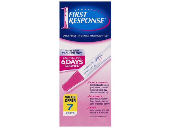 First Response Instream Pregnancy Test 7 Pack