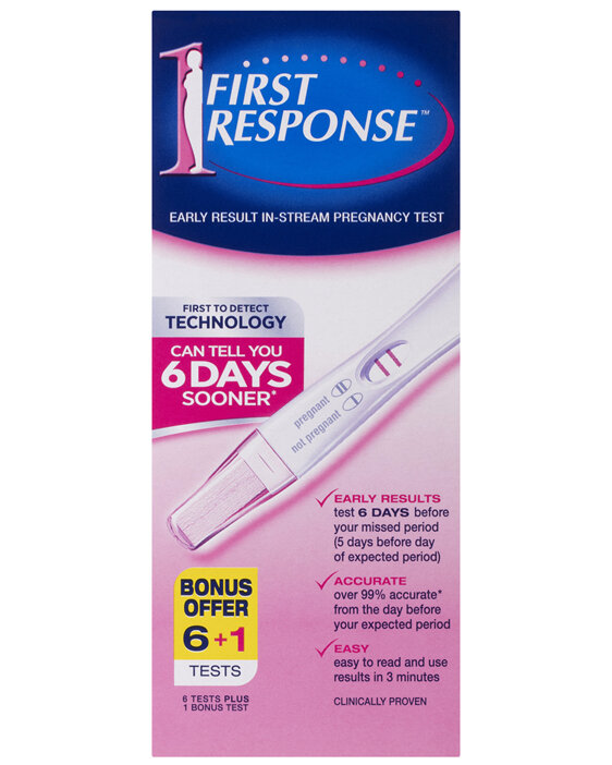 First Response Instream Pregnancy Test 7 Pack