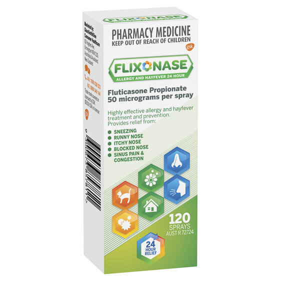 Flixonase Allergy and Hayfever 24 Hour Nasal Spray 120 Sprays