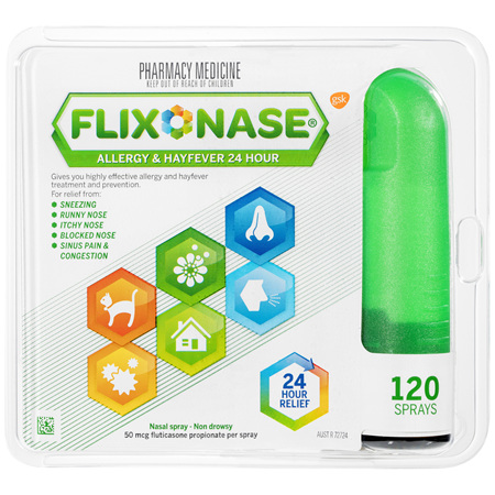 Flixonase Allergy & Hayfever 24 Hour Nasal Spray 120D