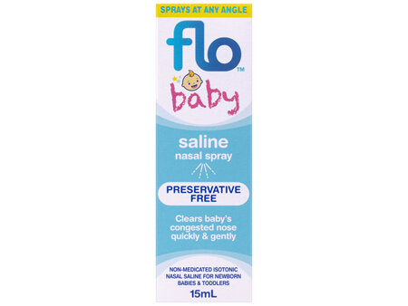 FLO Baby Saline Nasal Spray 15mL