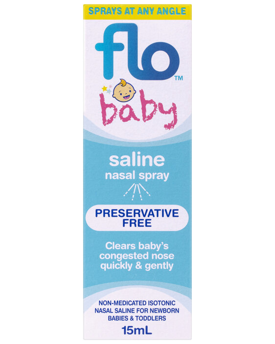 FLO Baby Saline Nasal Spray 15mL