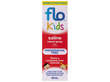FLO Kids Saline Nasal Spray 15mL