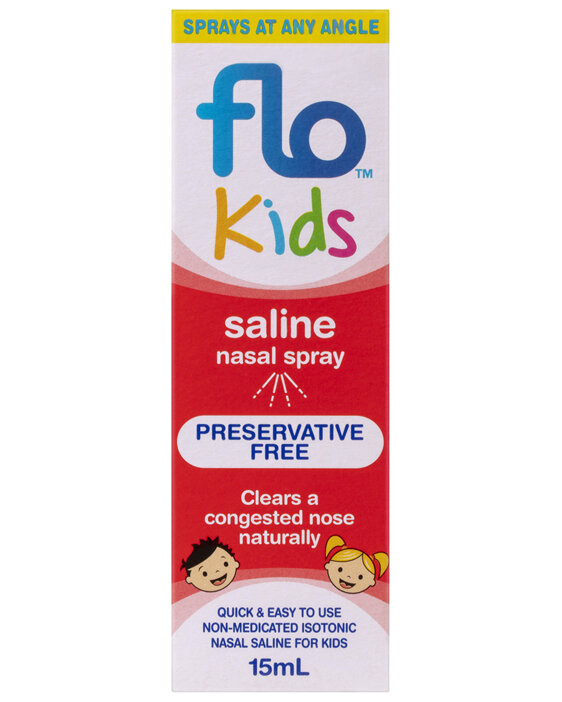 FLO Kids Saline Nasal Spray 15mL