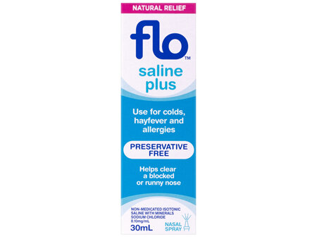 FLO Saline Plus Nasal Spray 30mL