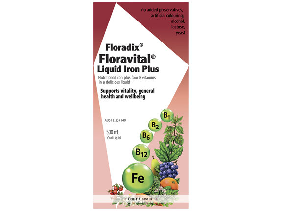 Floradix Floravital Liquid Iron Plus 500mL