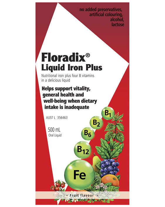 Floradix Liquid Iron Plus 500mL
