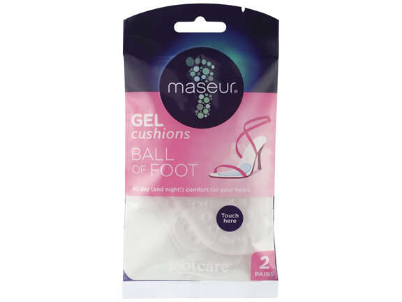 Footcare Ball of Foot Gel Cushions 2 Pairs