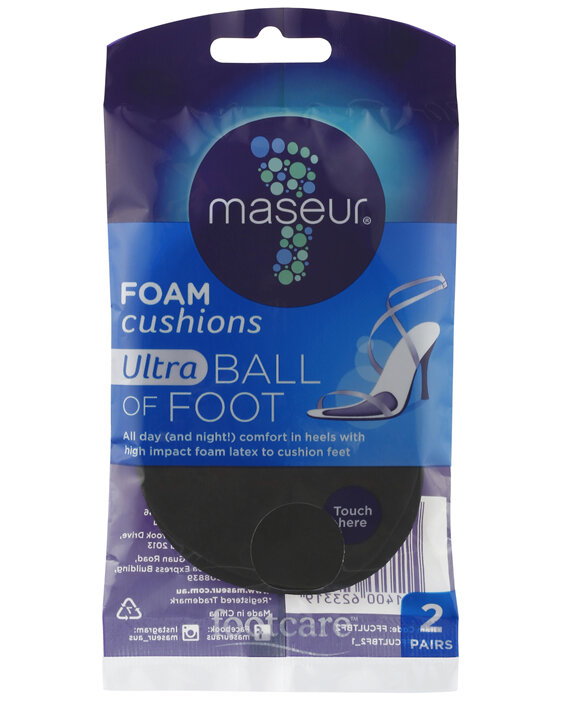 Footcare Ultra Ball of Foot Foam Cushions 2 Pairs