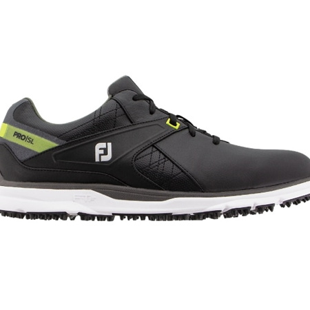 Footjoy 2020 Pro SL Golf Shoe - Black/Lime #53813W
