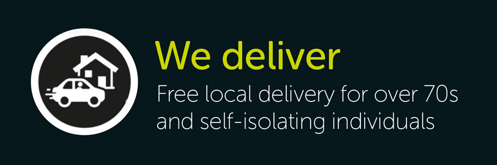 Free local delivery for over 70s and self-isolating individuals