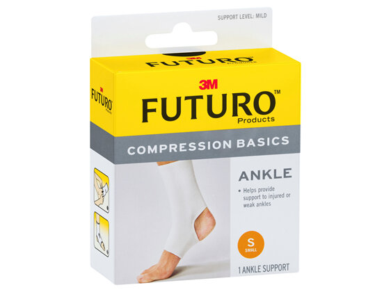 Futuro Compression Basics Elastic Ankle Brace S