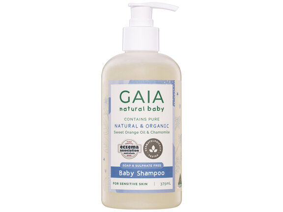 GAIA Natural Baby Shampoo 375mL