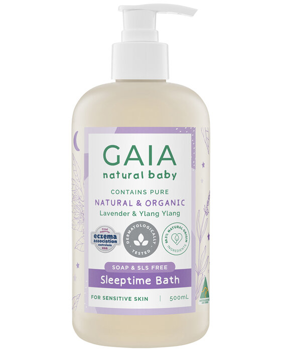 GAIA Natural Baby Sleeptime Wash 500mL