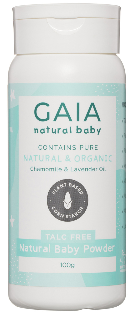 GAIA Talc Free Natural Baby Powder 100g
