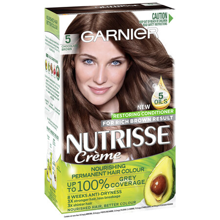 Garnier Nutrisse Permanent Hair Colour - 5 Chocolate Brown