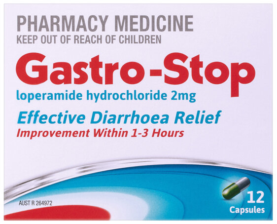 Gastro-Stop Capsules 2mg Loperamide x 12