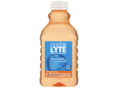 Gastrolyte Electrolyte Hydration Liquid Orange 1L
