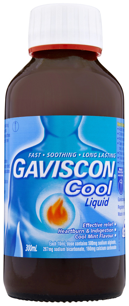 Gaviscon Cool Liquid Heartburn and Indigestion 300ml