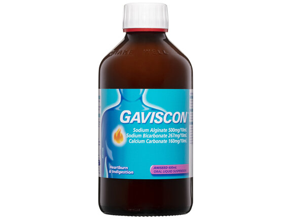 Gaviscon Core Aniseed Liquid Heartburn & Indigestion Relief 600ml