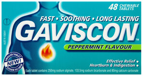 Gaviscon Core Peppermint 48 Pack