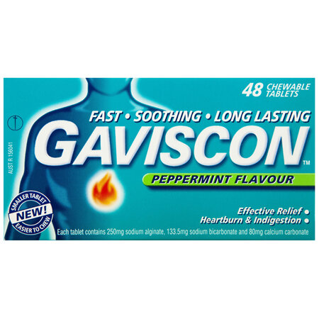 Gaviscon Core Peppermint 48 Pack