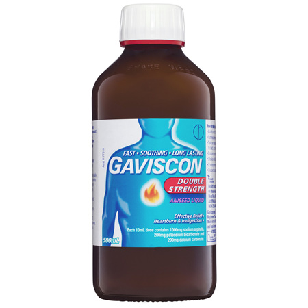 Gaviscon Double Strength Liquid Heartburn & Indigestion Relief 500ml