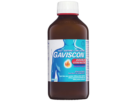 Gaviscon Double Strength Liquid Heartburn & Indigestion Relief 500ml