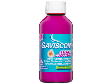 Gaviscon Dual Action Liquid Peppermint 300ml