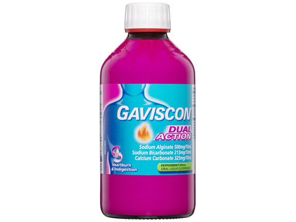 Gaviscon Dual Action Liquid Peppermint 600ml