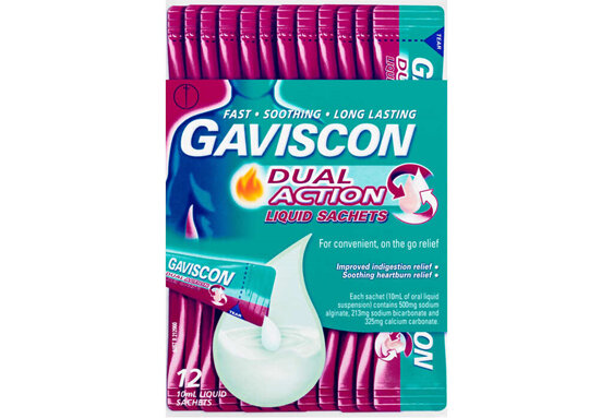 Gaviscon Dual Action Liquid Sachets