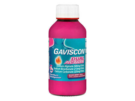 Gaviscon Dual Action Mixed Berry Flavour 300ml