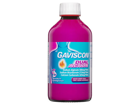 Gaviscon Dual Action Mixed Berry Flavour 600ml