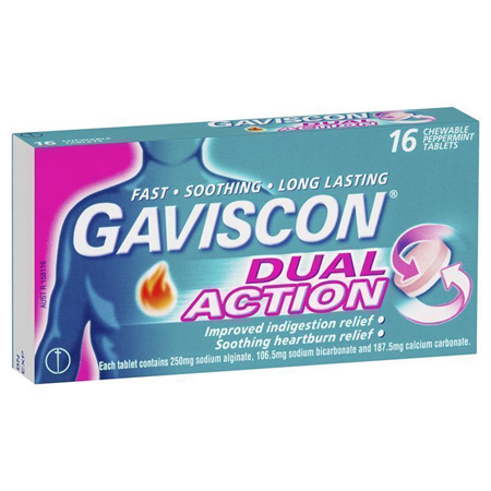 Gaviscon Dual Action Tablets 16s