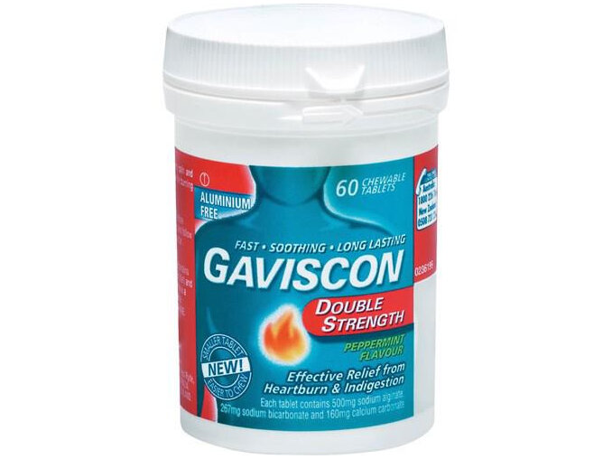 Gaviscon Extra Strength Peppermint Tablets 60s