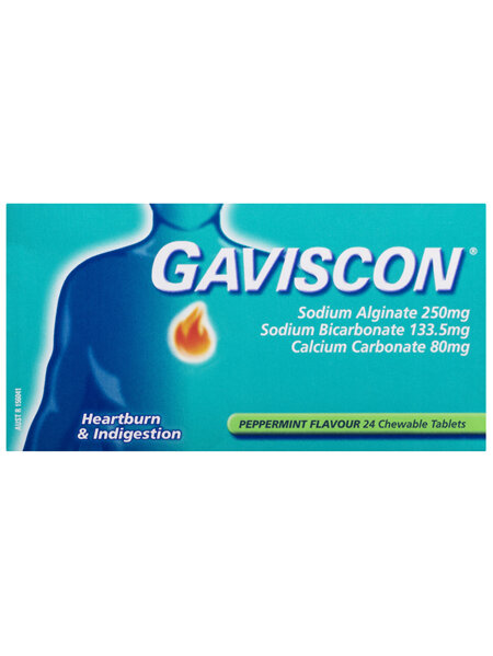 Gaviscon Peppermint Tablets 24s