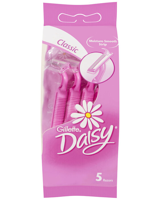 Gillette Daisy Classic Women's Disposable Razor 5 count