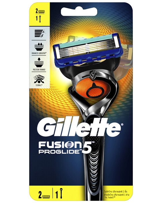 Gillette Fusion ProGlide Manual Flexball Shaving Razor Pack & 1 Blade Refill