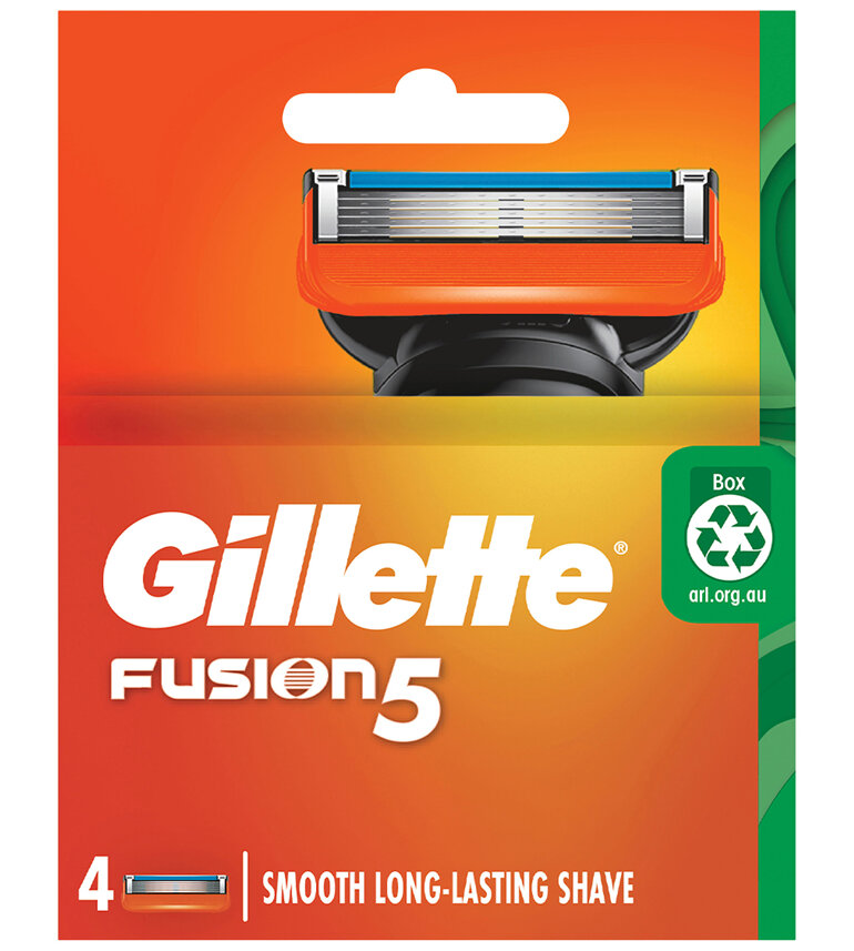 Gillette Fusion Razor Blades 4 Cartridges Refills