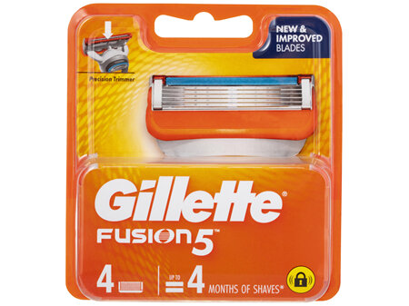 Gillette Fusion5 Cartridges 4 Pack