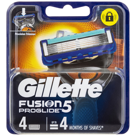 Gillette Fusion5 ProGlide Cartridges 4 Pack